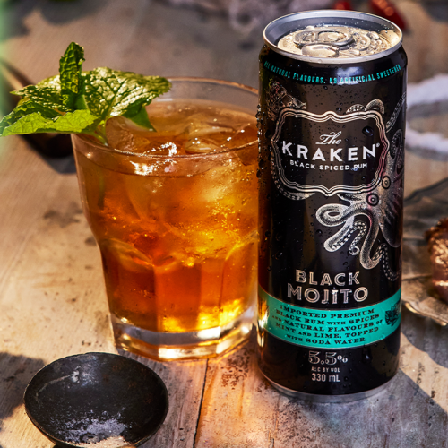 A Kraken Black Mojito Premixed Cocktail Has Just Been Released!