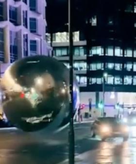 Giant Christmas Baubles Cause Absolute Chaos In London