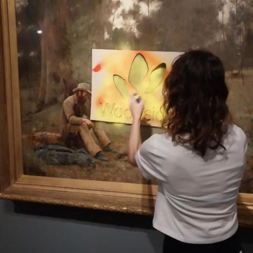 Activists Attack Australian Masterpiece At Art Gallery Of WA