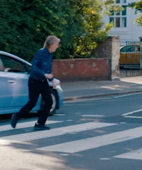 Paul McCartney Almost Got Hit By A Car Recreating Abbey Road Scene