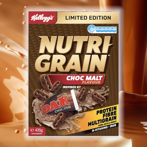 Nutri-Grain & OAK Team Up For Another Choccy Malty Combo!