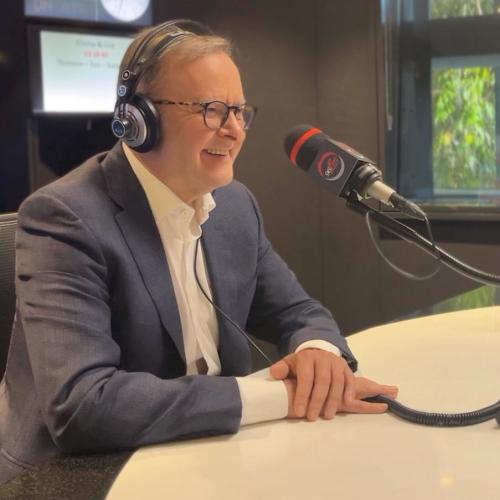 Prime Minister Anthony Albanese live in the studio!