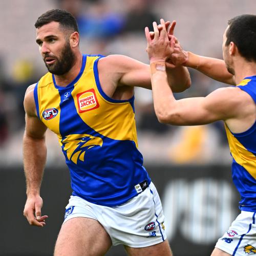 Eagles Coach Adam Simpson 10/10 Backs Jack Darling