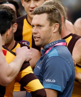 Hawthorn Coach Tests Positive For COVID-19 Ahead of West Coast Clash