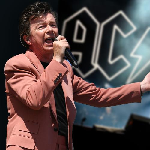 Rick Astley Busts Out AC/DC Song While Playing Drums At Glastonbury