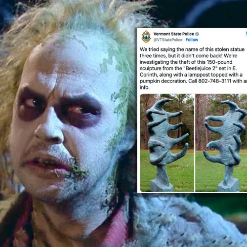 Strange & Unusual Prop Thefts Hit The Set Of 'Beetlejuice 2'