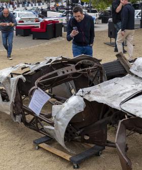 This Burnt Out Shell Of An Old Ferrari Has Sold For Almost $3 Million