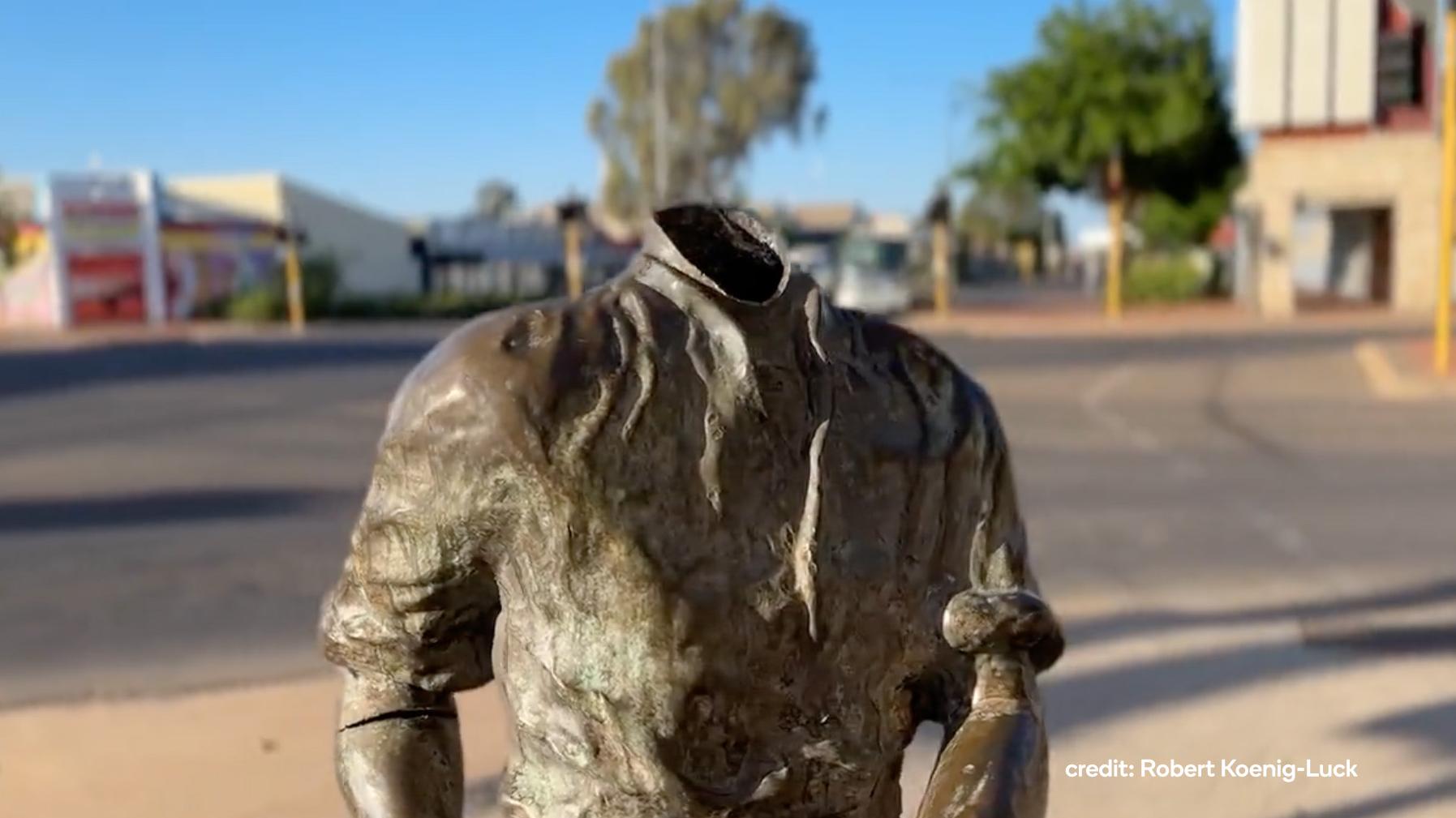 Kalgoorlie's Famous Paddy Hannan Statue Decapitated