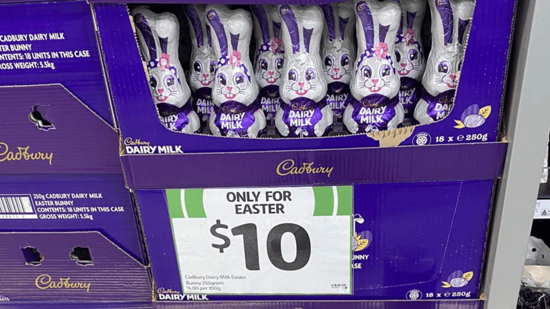 Customers Shocked To Find Cadbury Easter Bunnies Priced At $10 Each - Vimarsana News