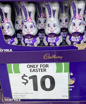 Customers Shocked To Find Cadbury Easter Bunnies Priced At $10 Each