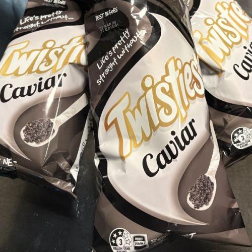 Would You Eat These Limited-Edition Caviar Flavoured Twisties?