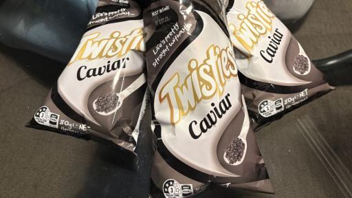 Would You Eat These Limited-Edition Caviar Flavoured Twisties?