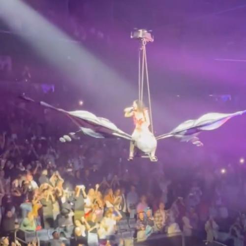Katy Perry In Terrifying Mid-Air Close Call During Concert